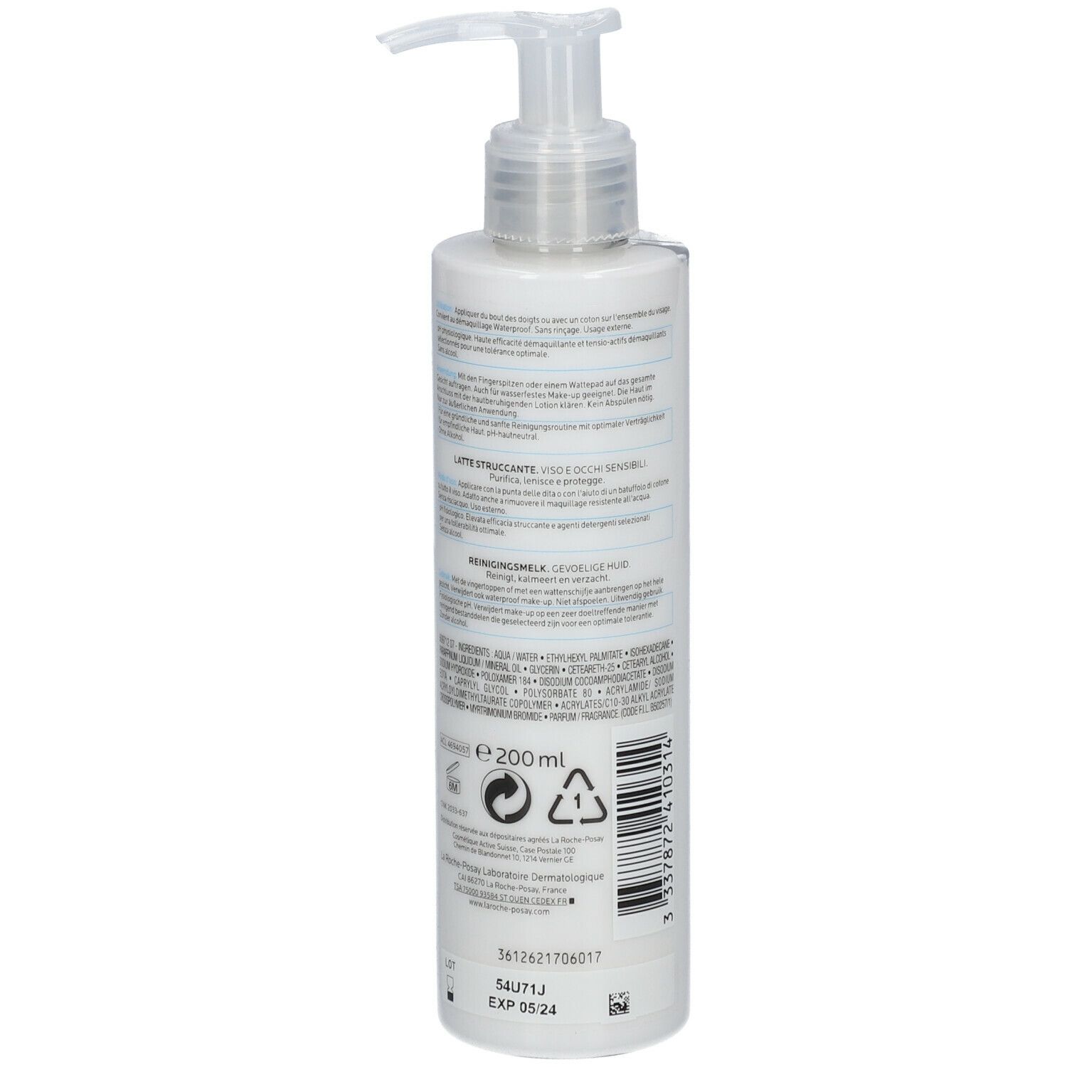 La Roche Posay Latte Nettoyante Fisiologico