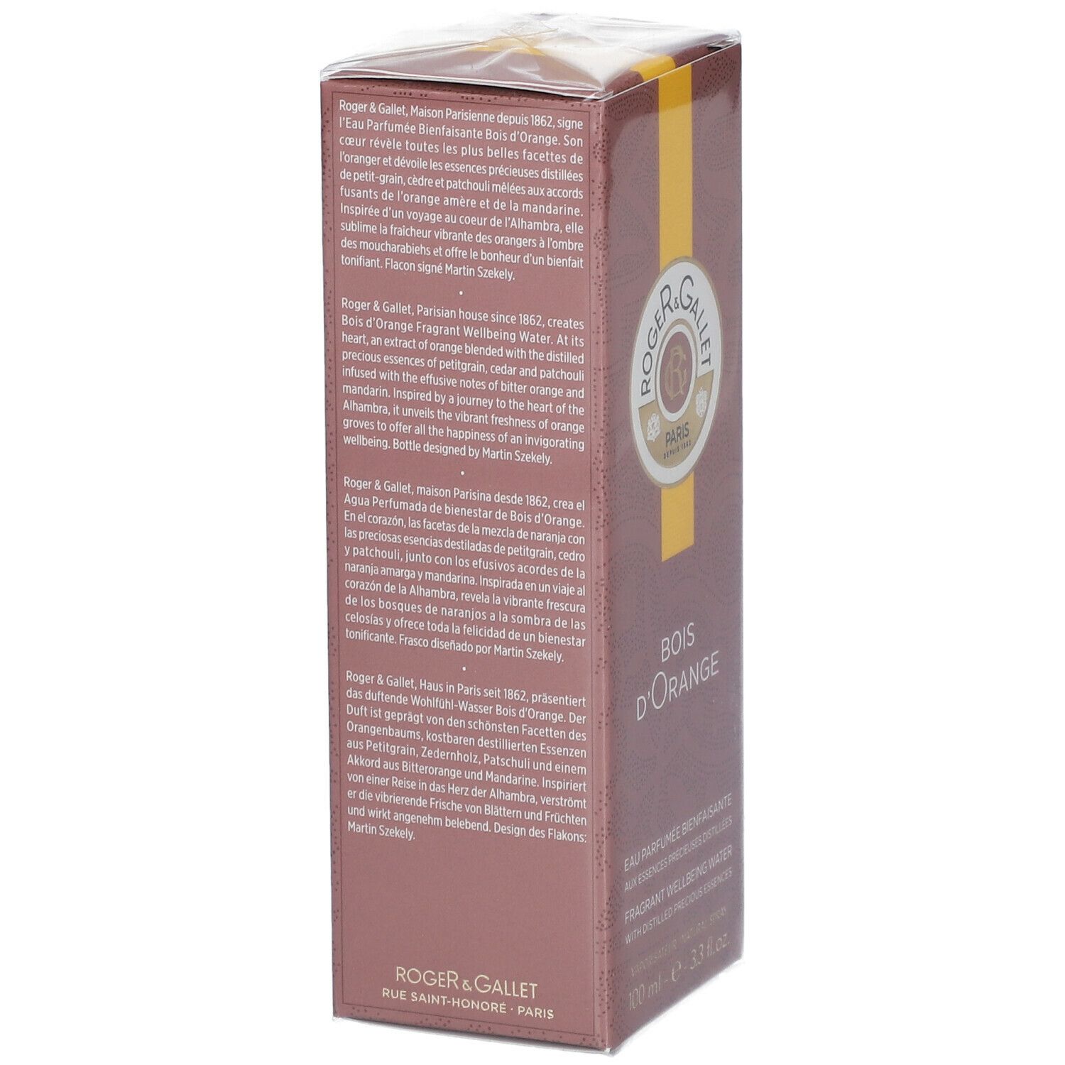 Roger & Gallet Bois d'Orange Acqua Profumata Di Benessere