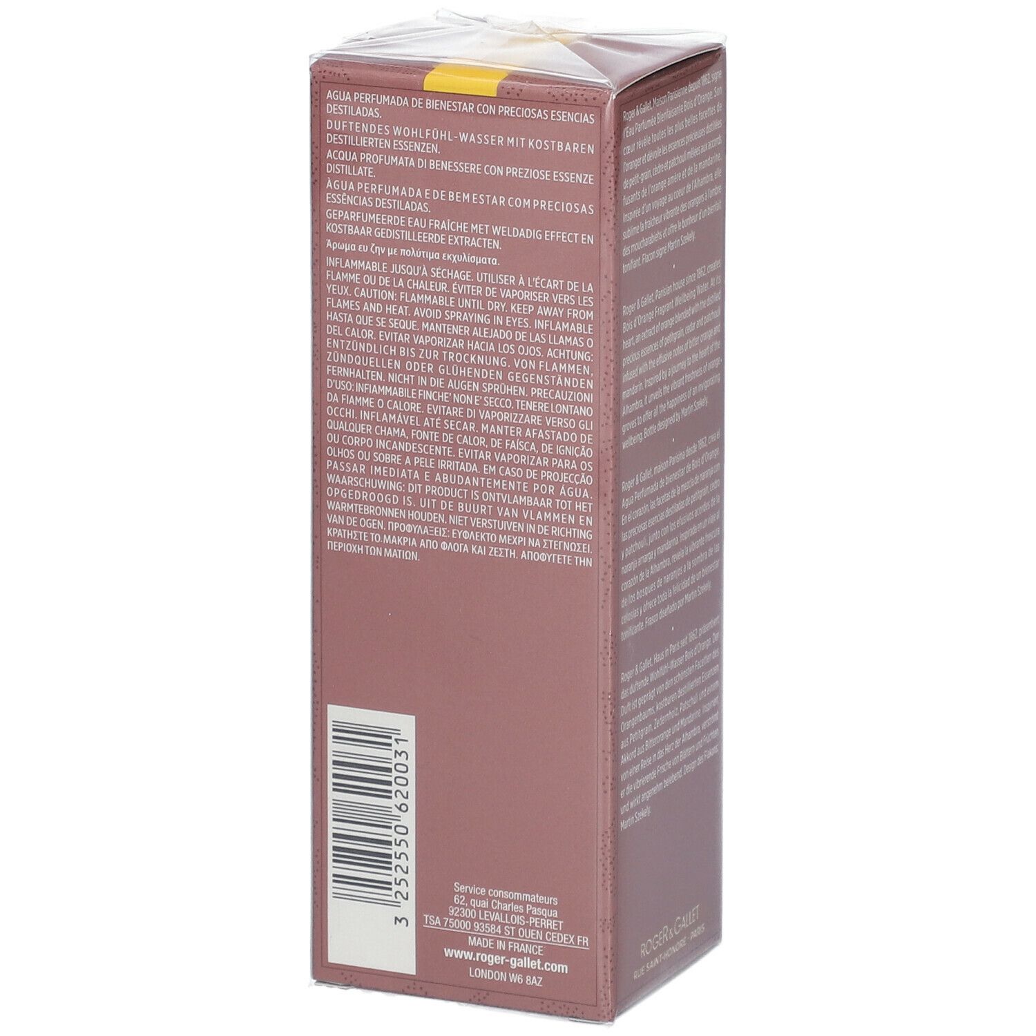 Roger & Gallet Bois d'Orange Acqua Profumata Di Benessere