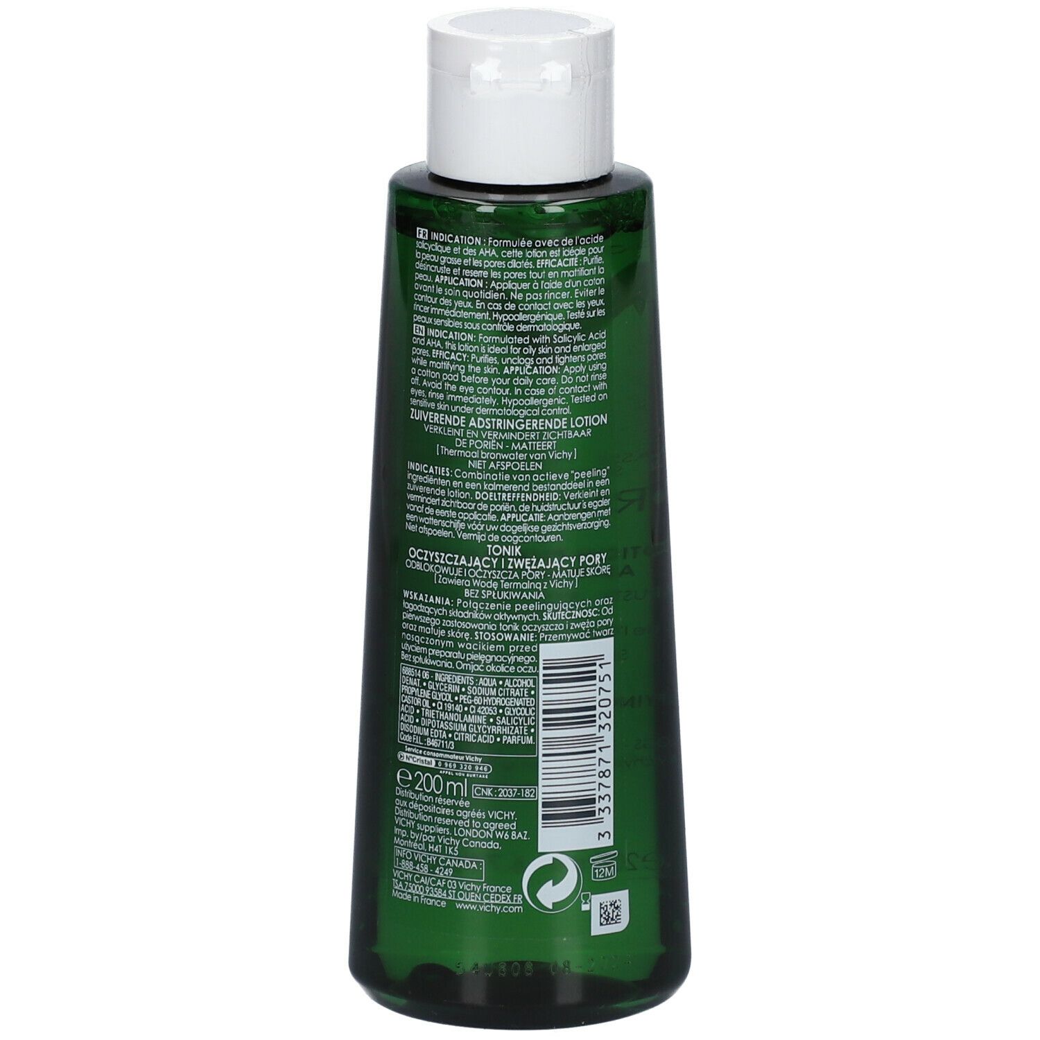 Vichy NORMADERM Tonico Astrigente Purificante
