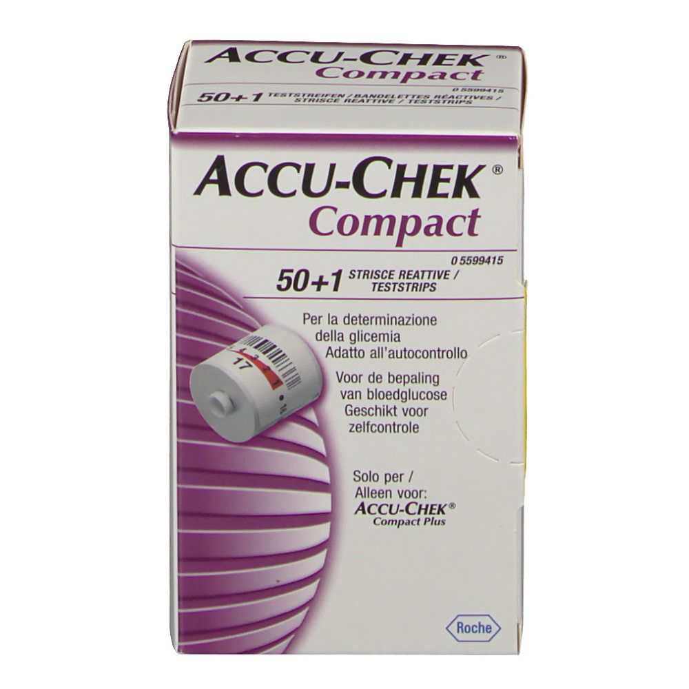 Accu-Chek® Compact Strisce Reattive