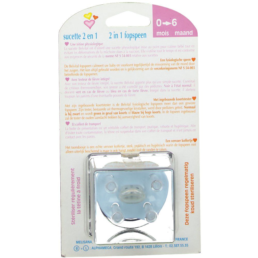 Belvital Fever Teat 0-6 Months