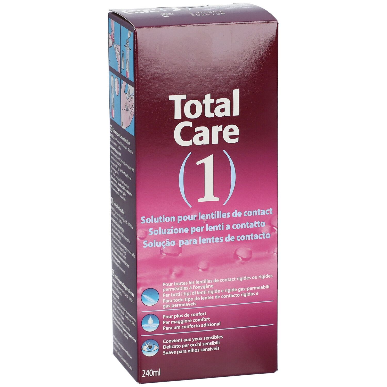 Total Care 1 All-In-One Hard Lens + Lenscase