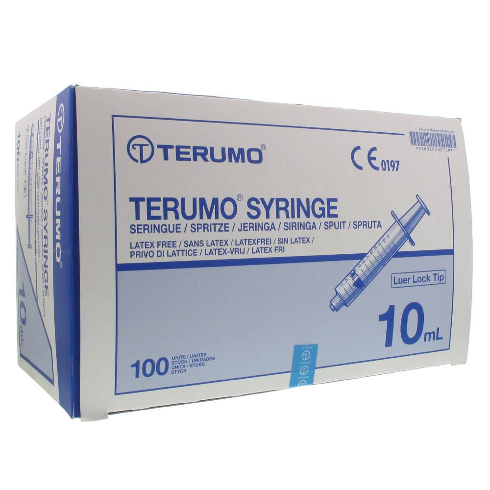 Terumo Luer Lock Disposable Syringue 10ml Without Needle