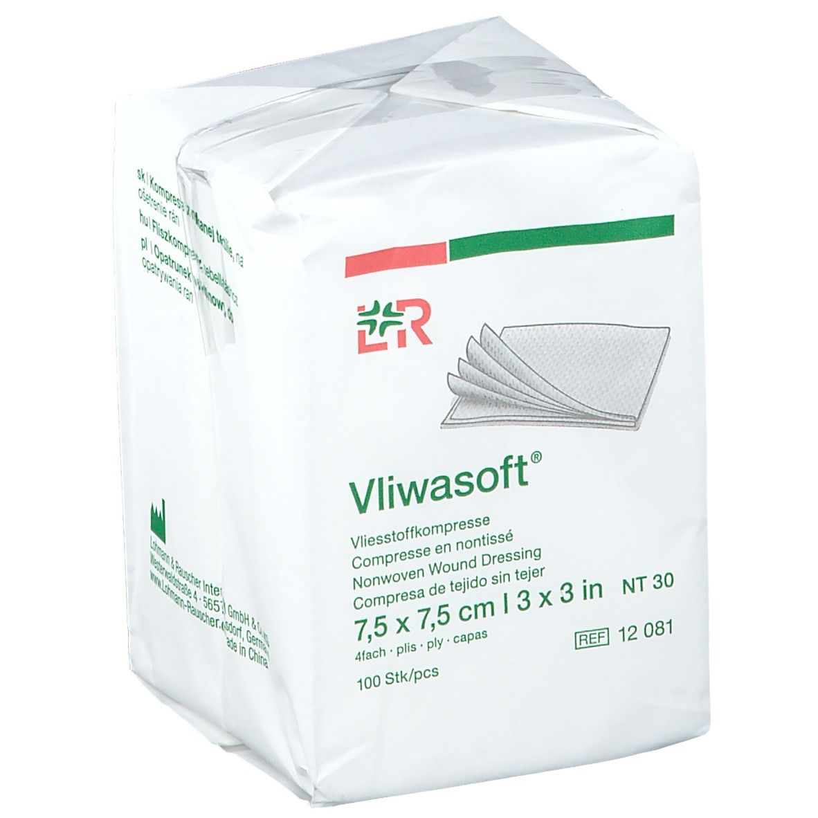 Vliwasoft® Compresse in TNT 7.5 x 7.5 cm