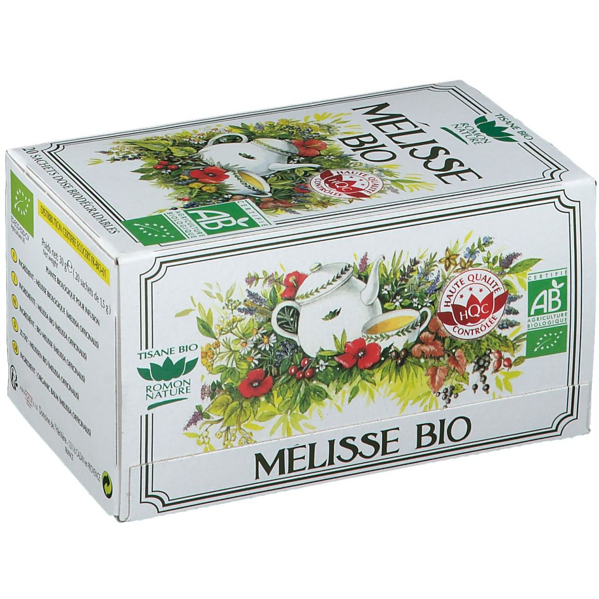 Tisane Romon Nature Lemon Balm Bio
