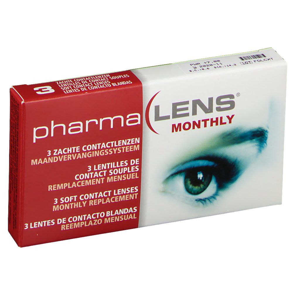 PharmaLens Month Lenses Dioptre +7.00