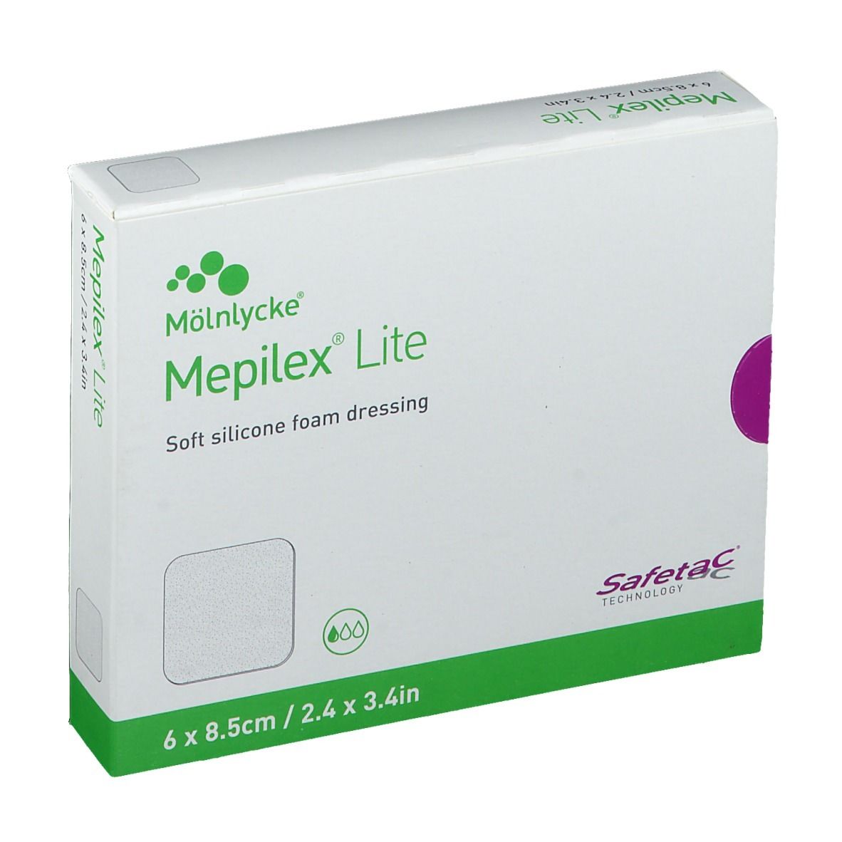 Mepilex® Lite 6 cm x 8,5 cm