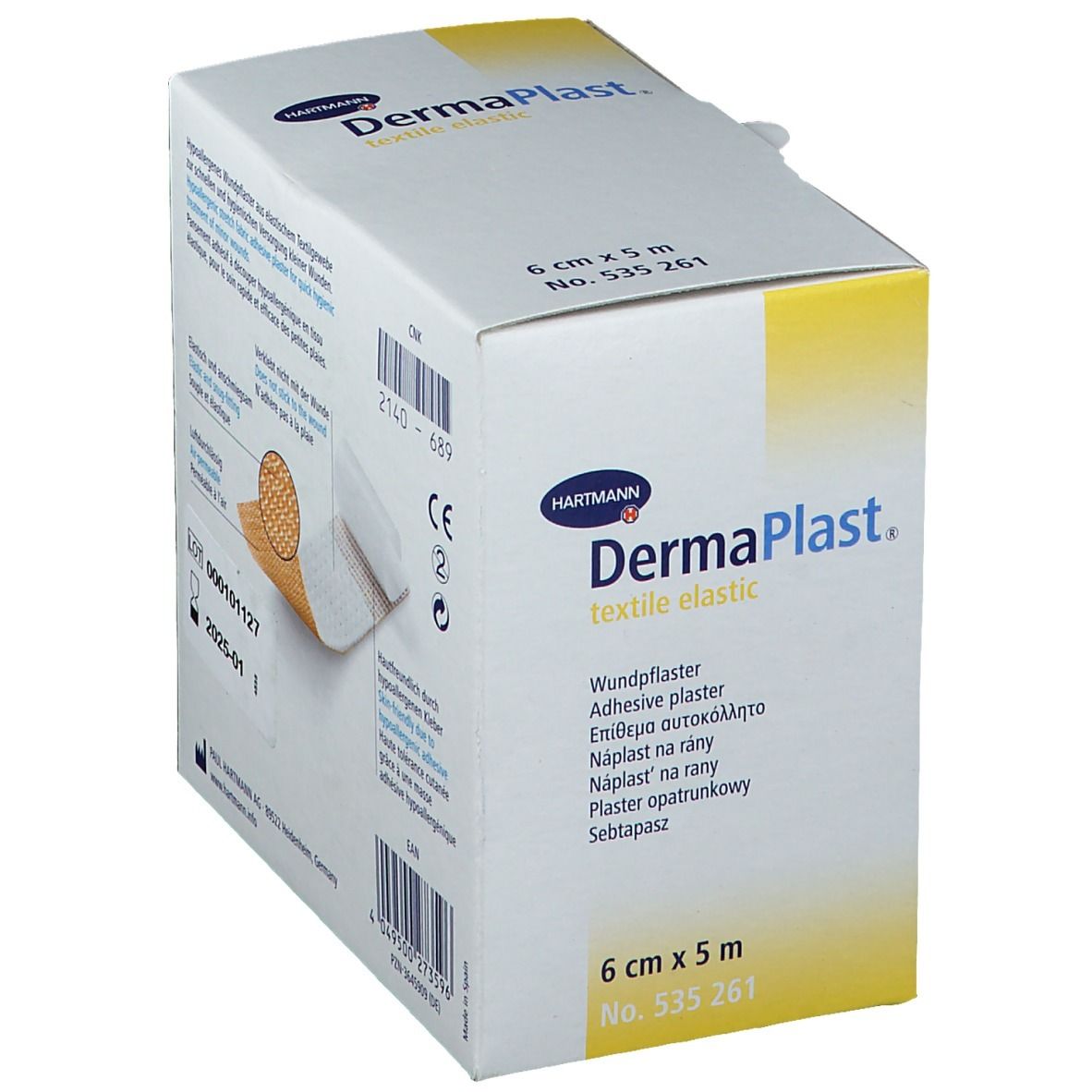 Hartmann DermaPlast® Textile Elastic 6 cm x 5 m