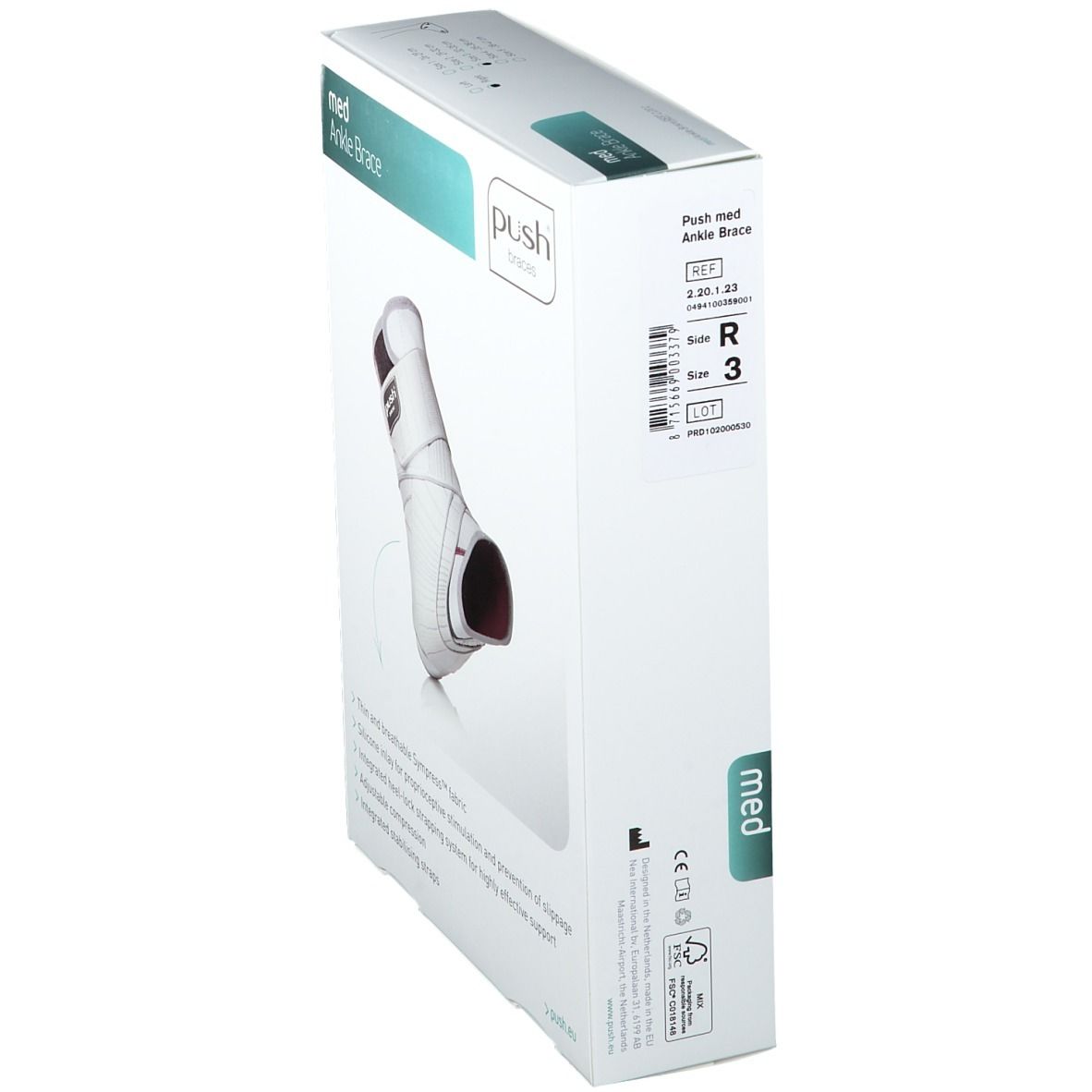 Push Med Cavigliera Destra 32-35Cm T3