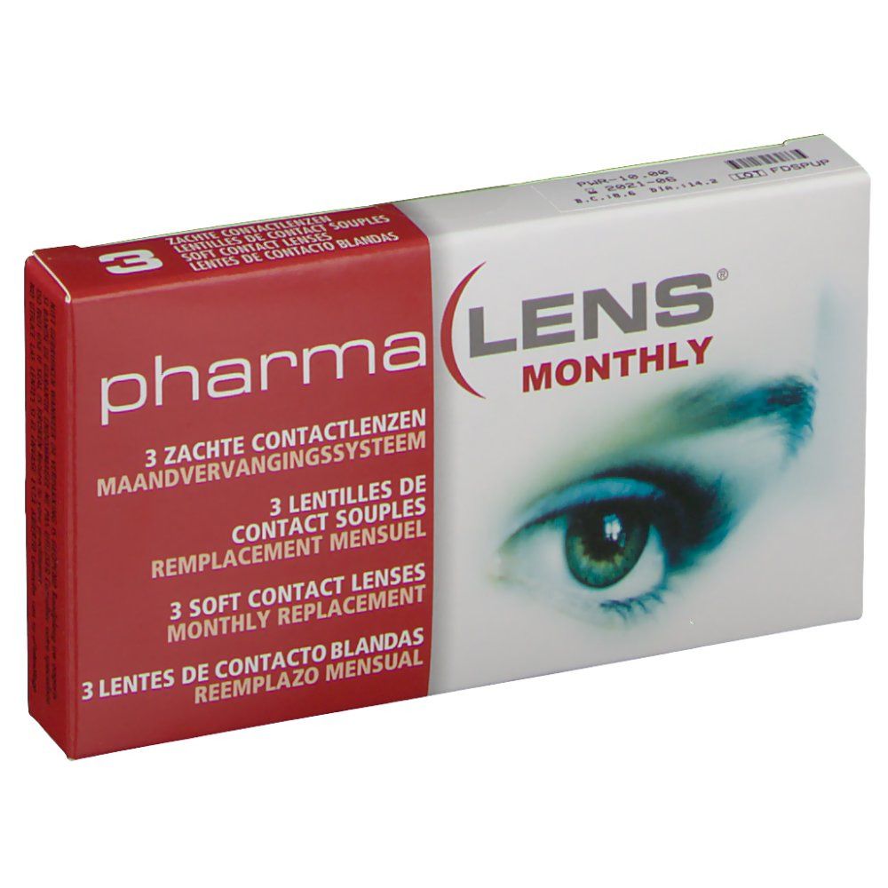 PharmaLens Month Lenses Dioptre -10.00