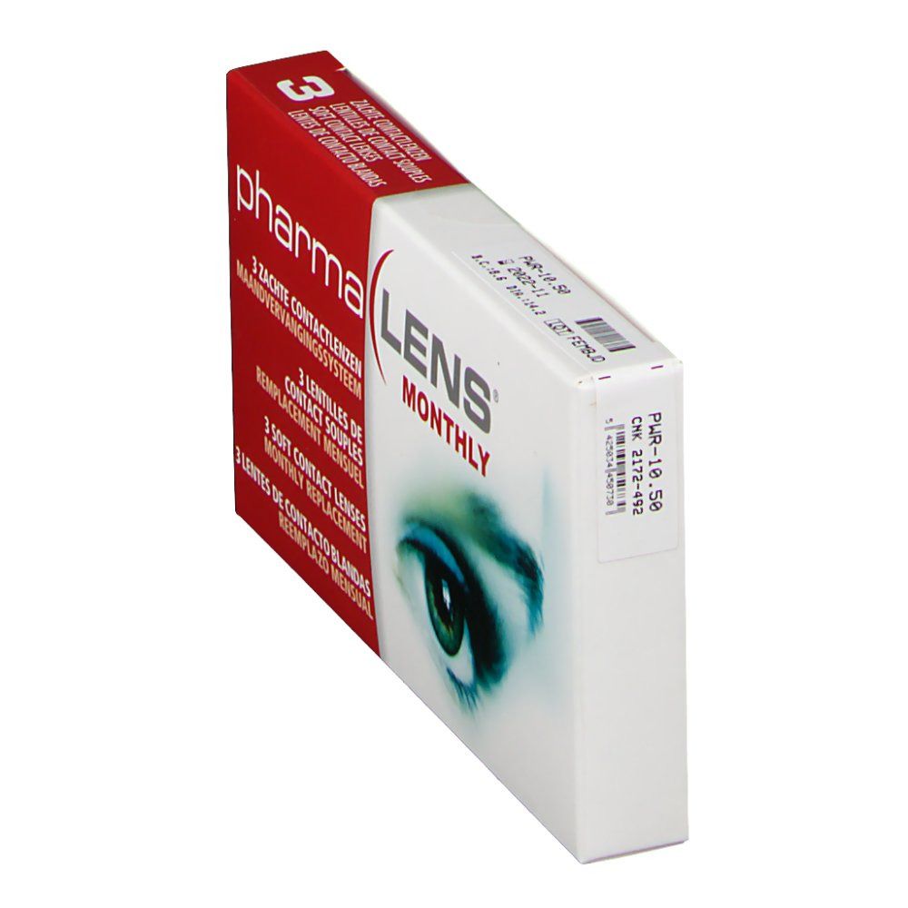 PharmaLens Month Lenses Dioptre -10.50