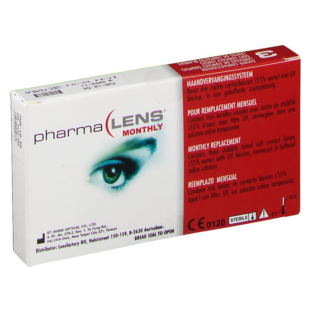 PharmaLens Month Lenses Dioptre -10.50