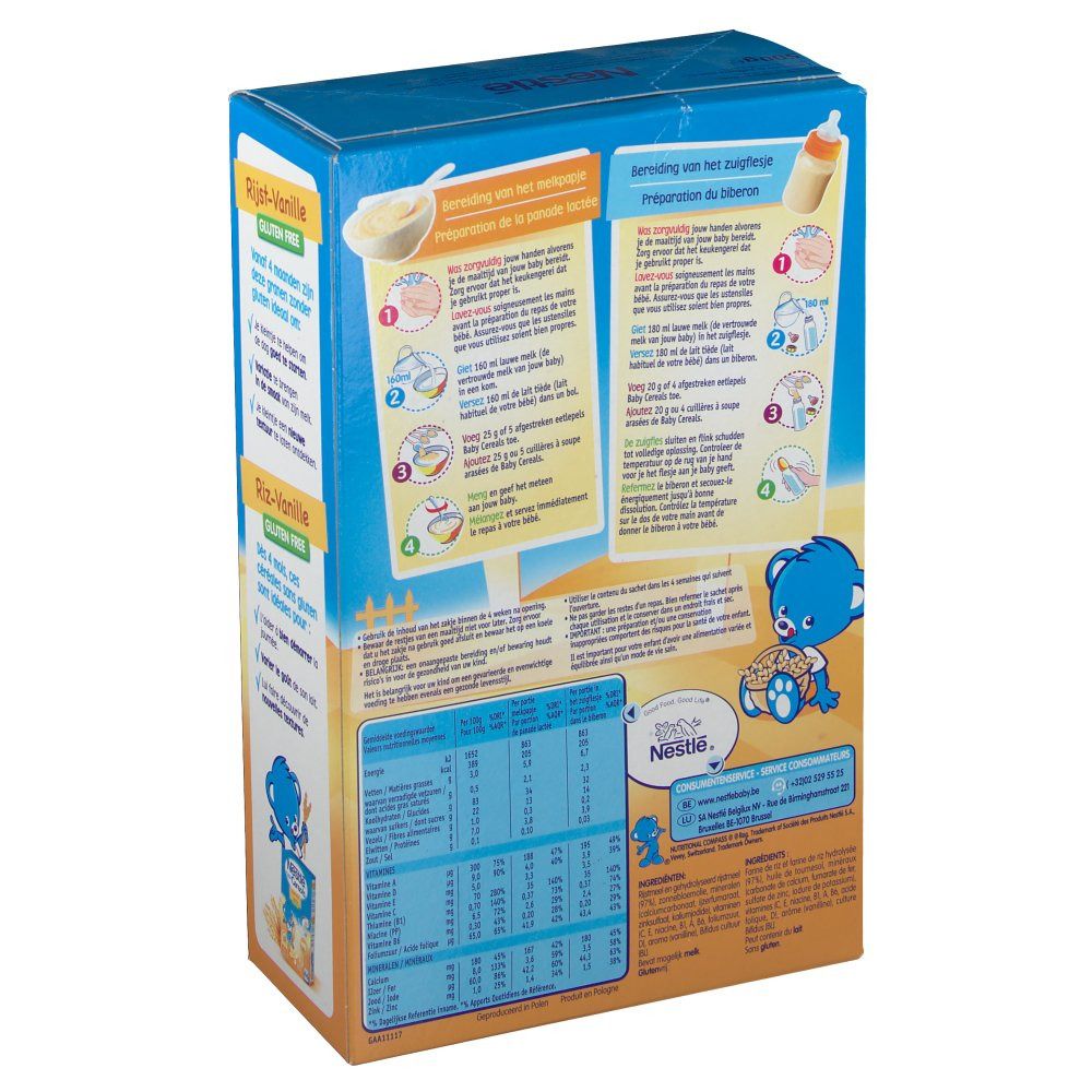Nestlé® Baby Cereals Riso Vaniglia