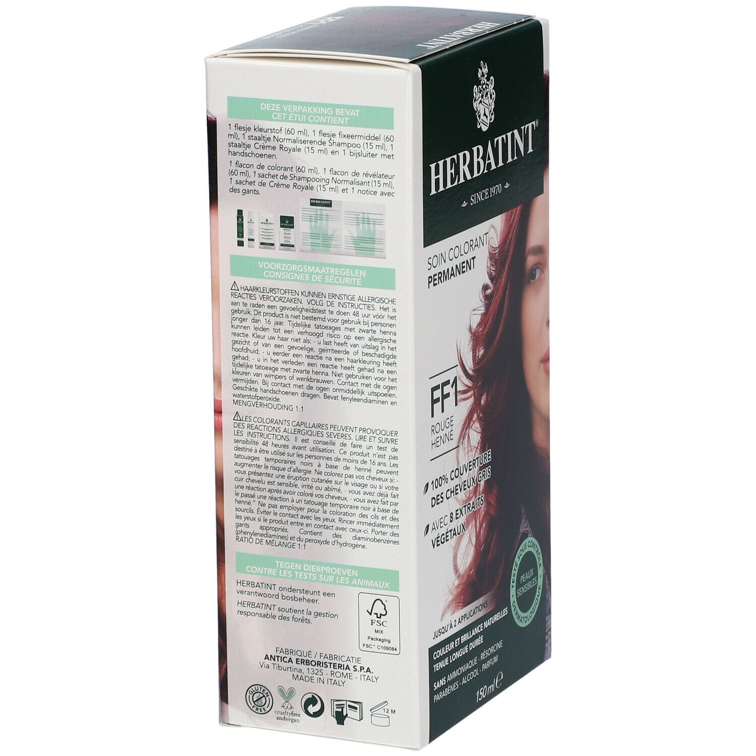 Herbatint Flash Fashion FF1 Henna Red