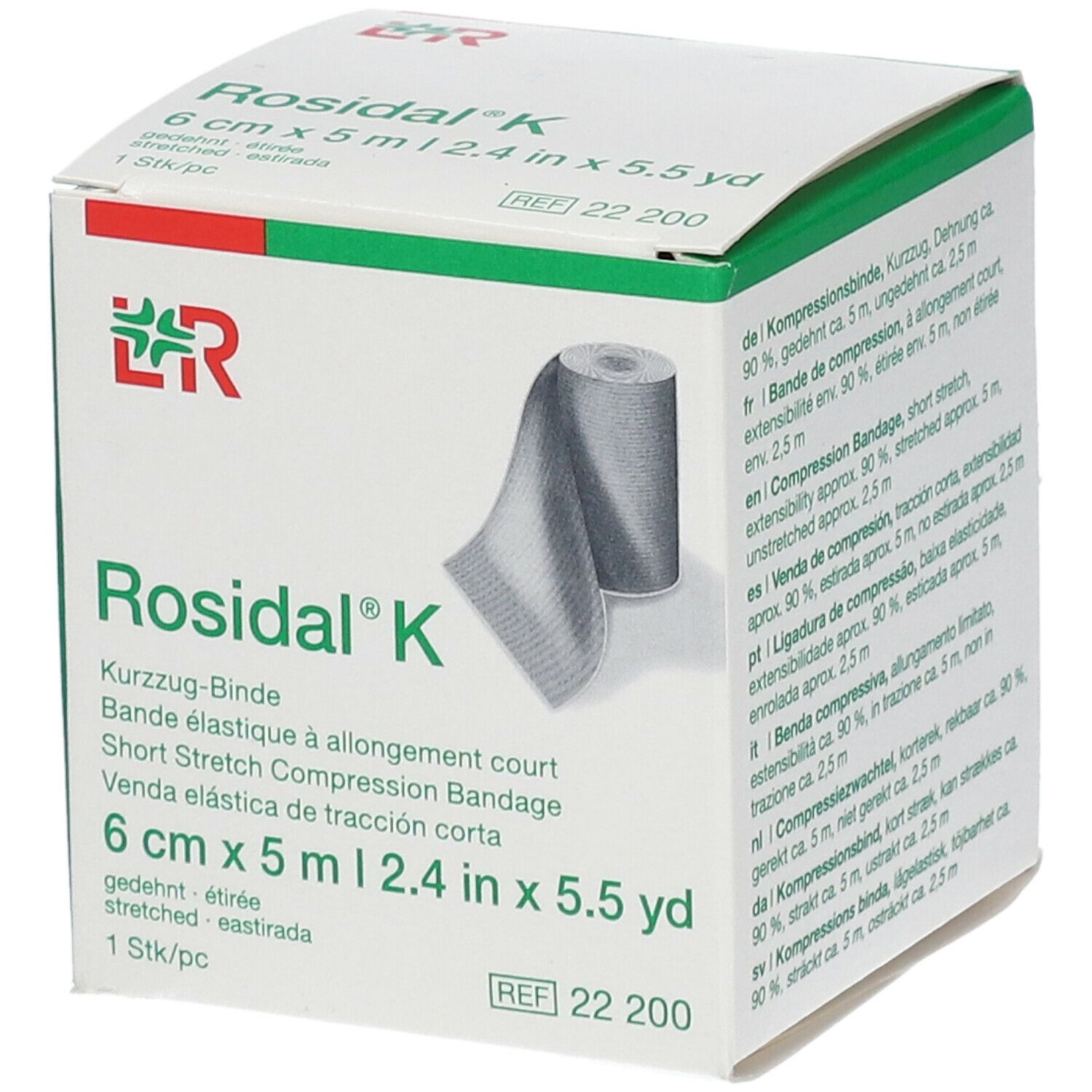 Rosidal® K Benda a Corta Estensione 6 cm x 5 m