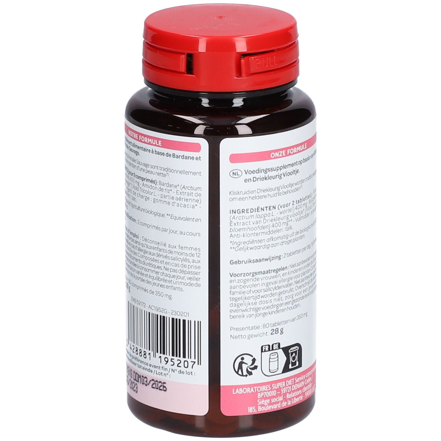 Super Diet 3 Colored Pansy Bio Beautiful Skin