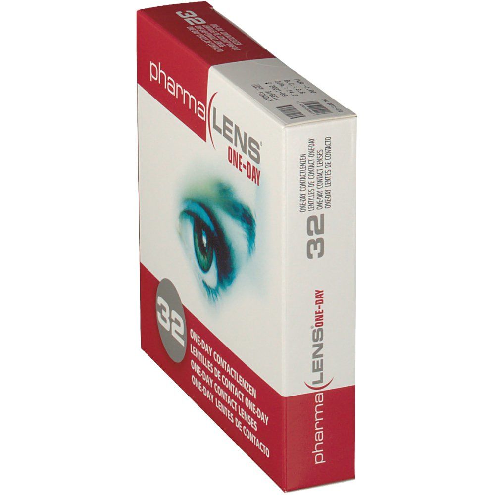 PharmaLens Day Lenses Dioptre: -1.00