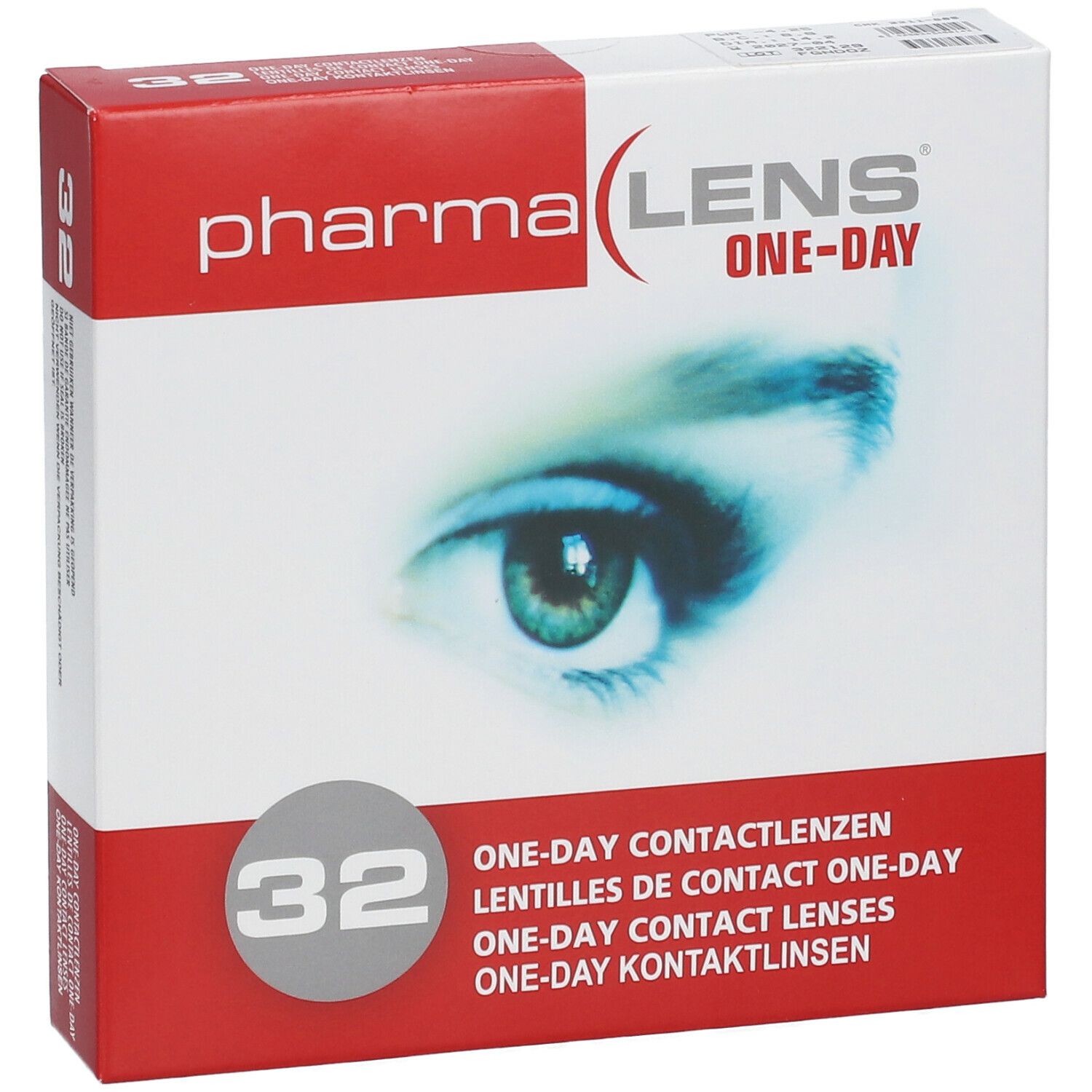 PharmaLens Day Lenses Dioptre: -4.25