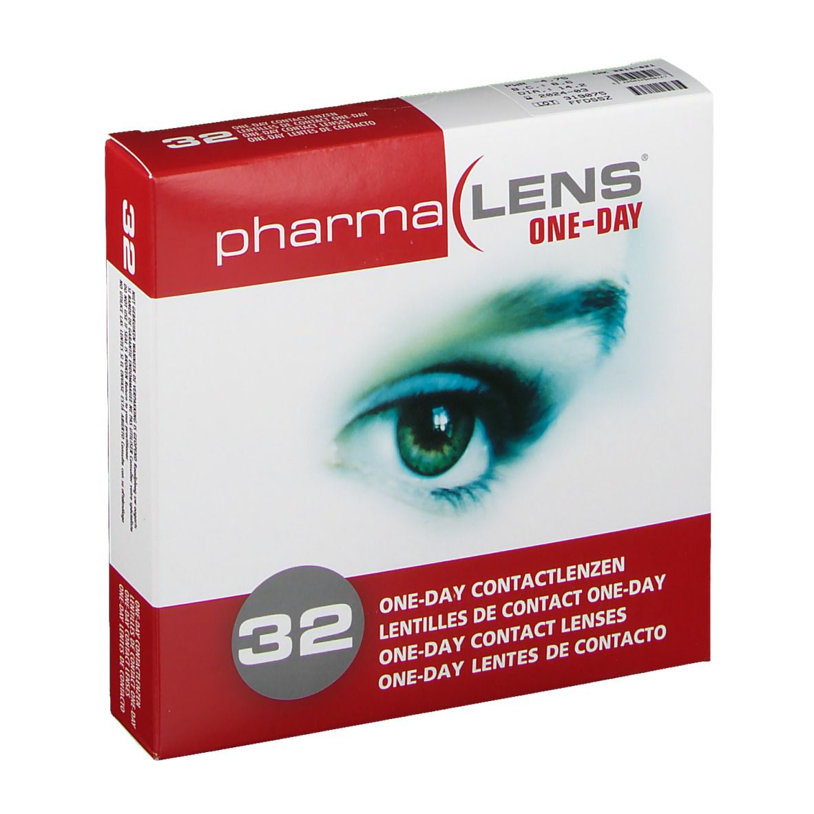 PharmaLens Day Lenses Dioptre: -4.75