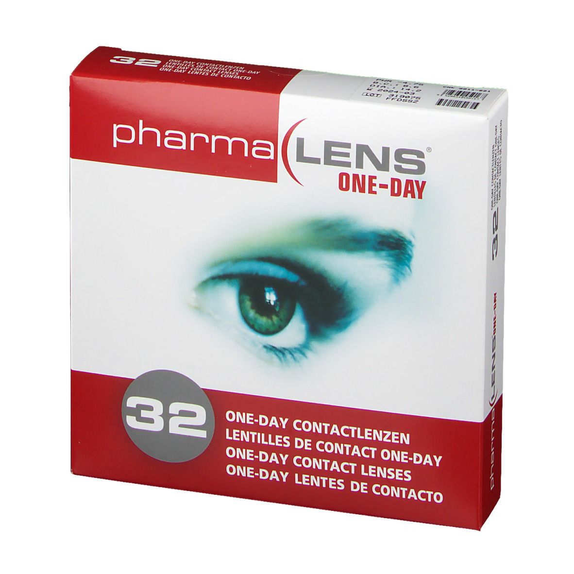 PharmaLens Day Lenses Dioptre: -4.75