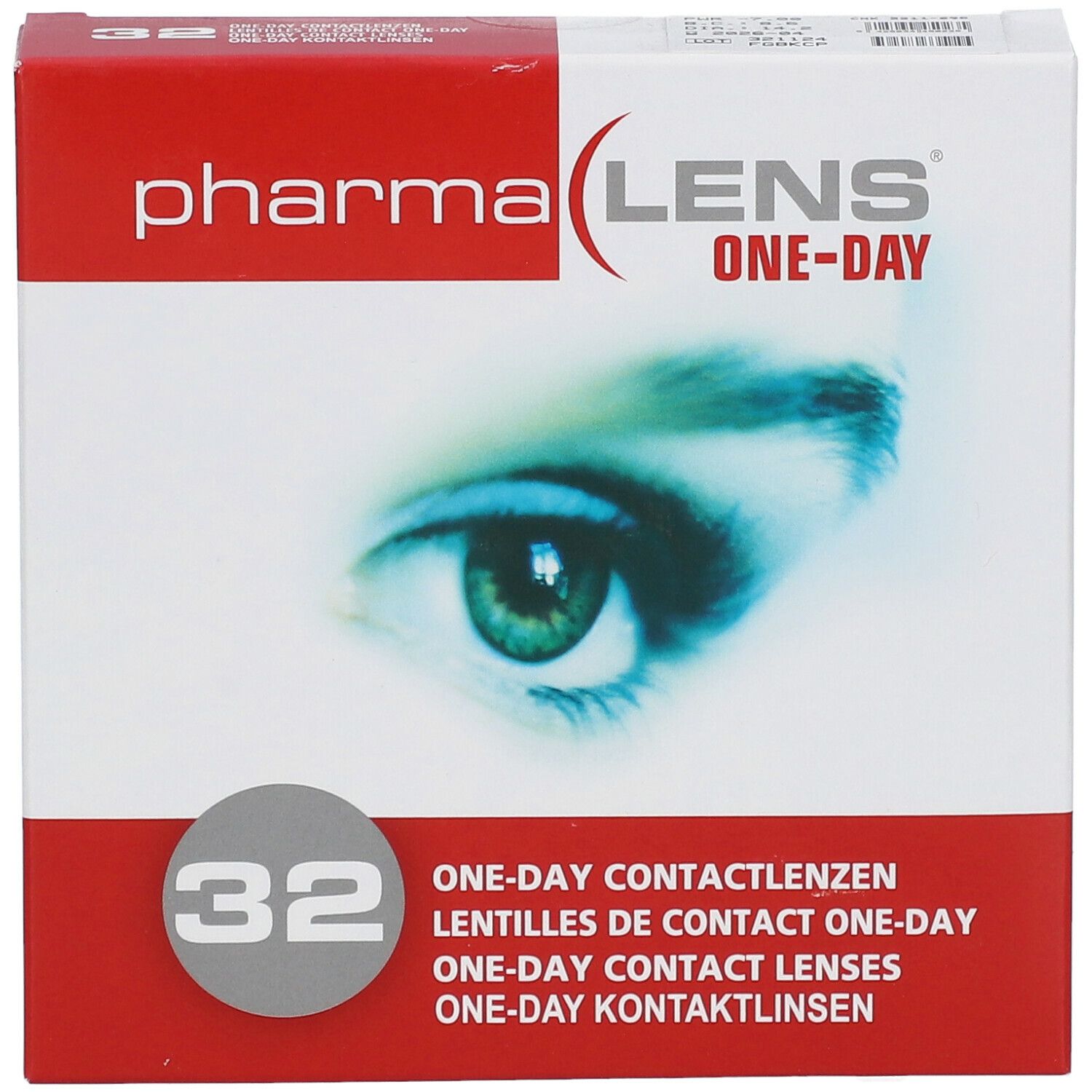 PharmaLens Day Lenses Dioptre: -7.00