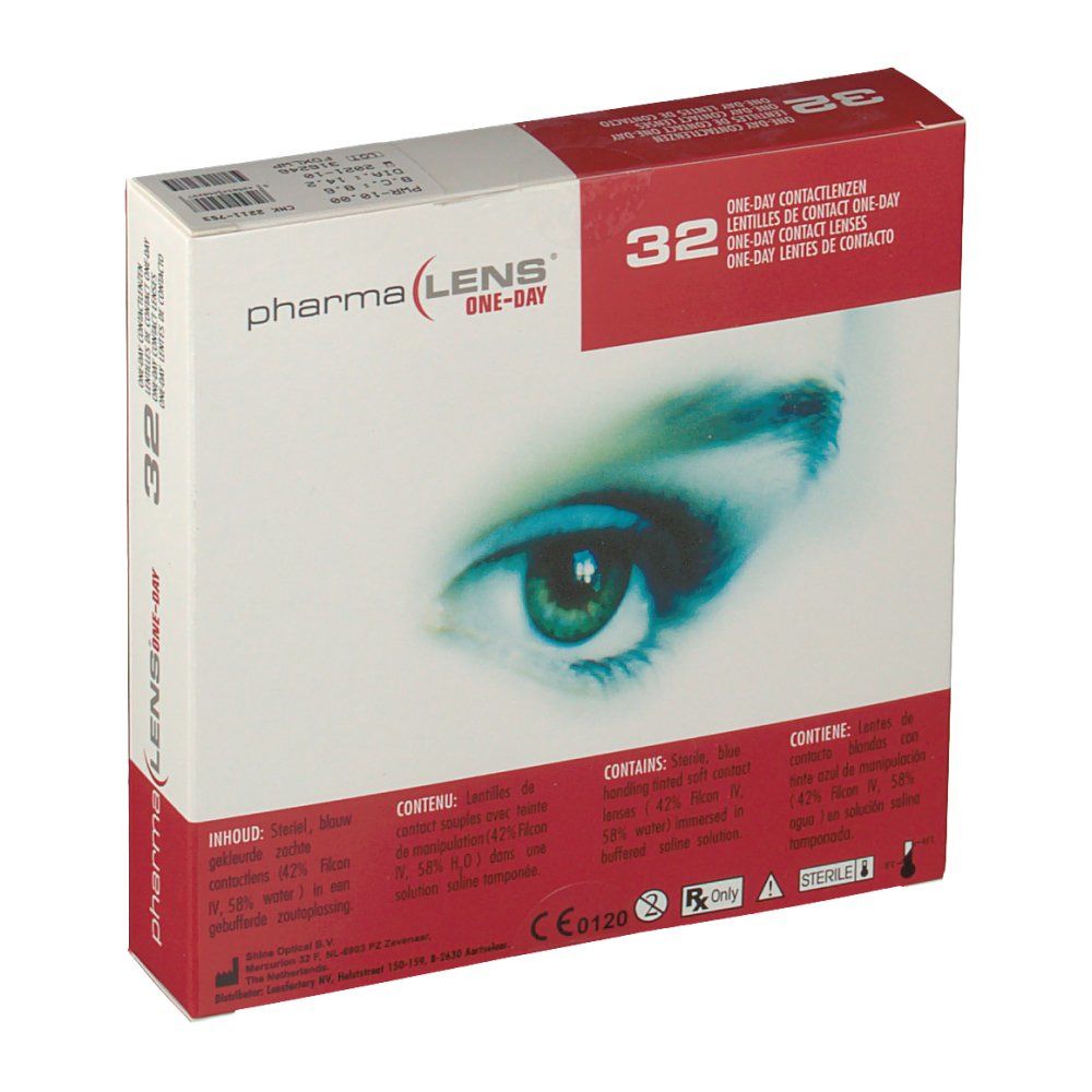 PharmaLens Day Lenses Dioptre: -10.00