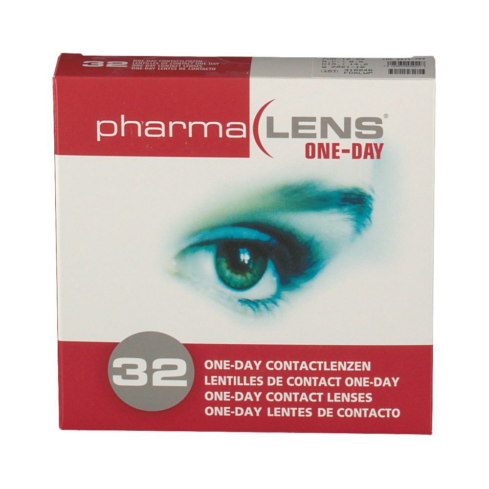 PharmaLens Day Lenses Dioptre: -10.00