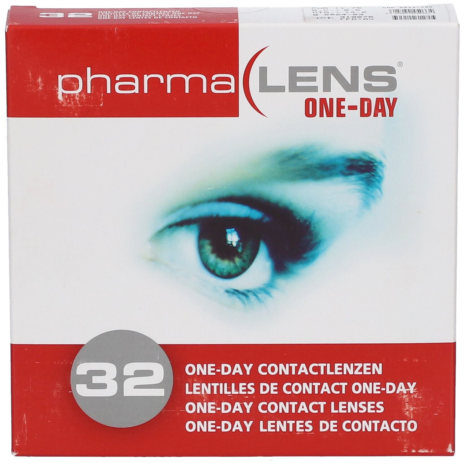 PharmaLens Day Lenses Dioptre: +1.75