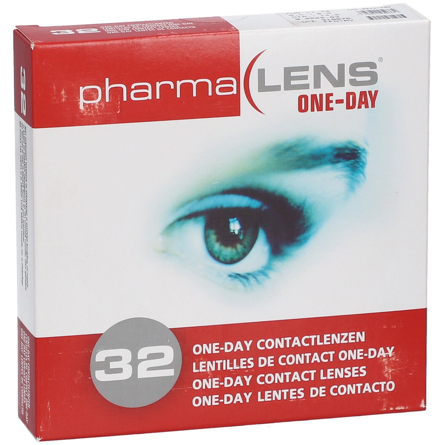 PharmaLens Day Lenses Dioptre: +1.75