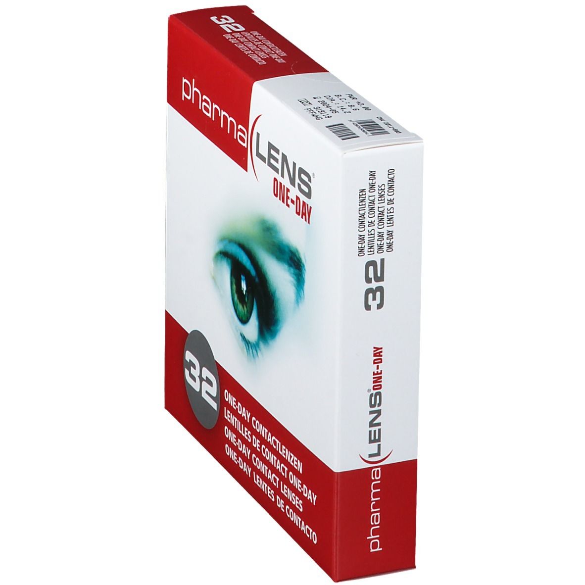 PharmaLens Day Lenses Dioptre: +2.00