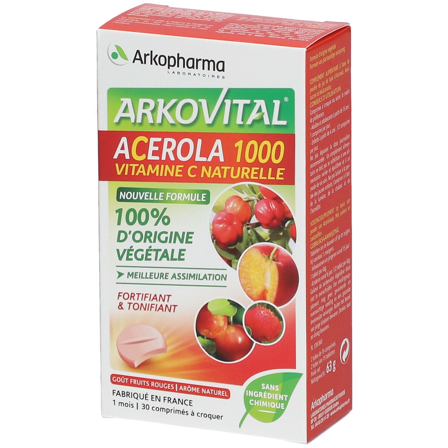 Arkopharma ARKOVITAL® Acerola 1000 30 Compresse