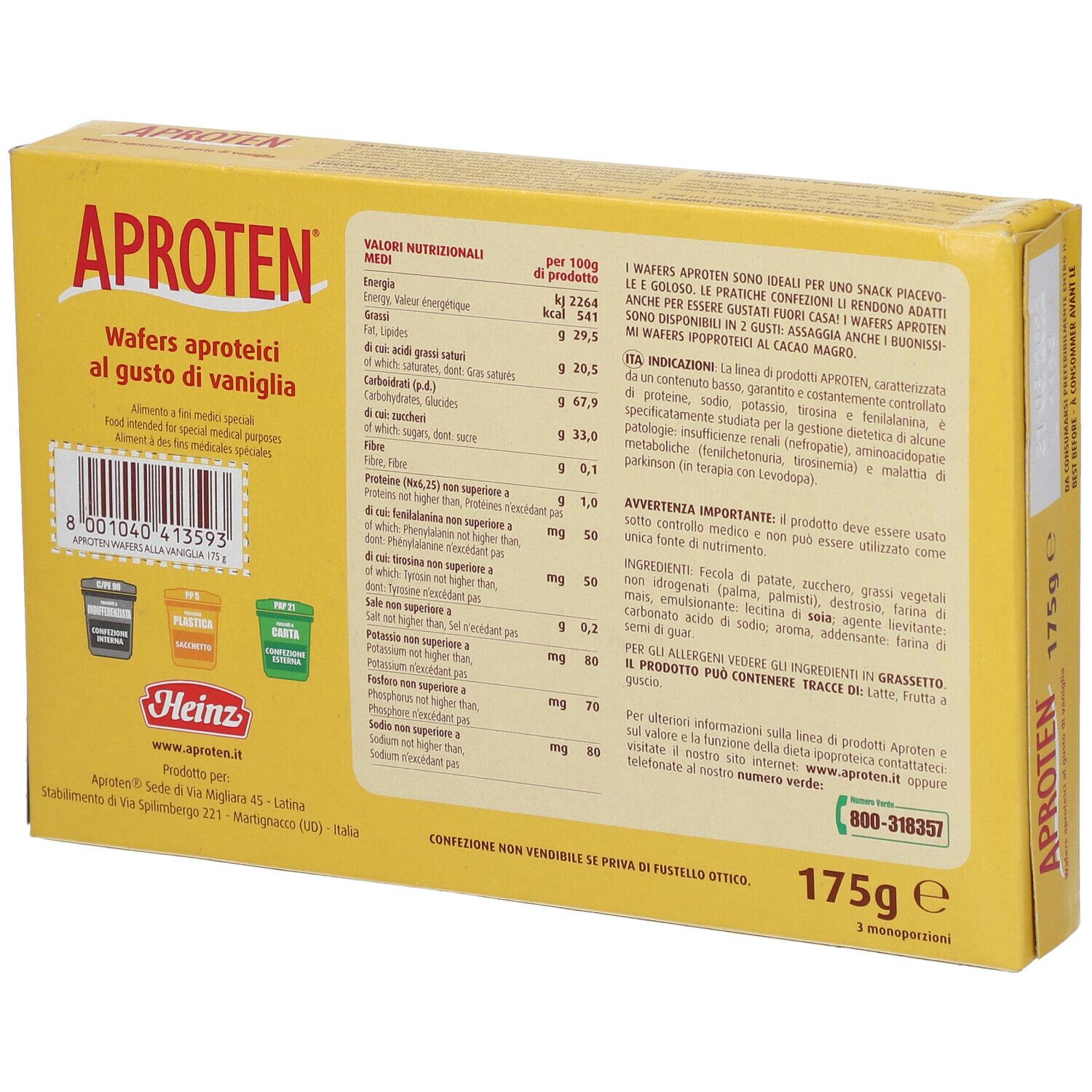 APROTEN® Wafer alla Vaniglia