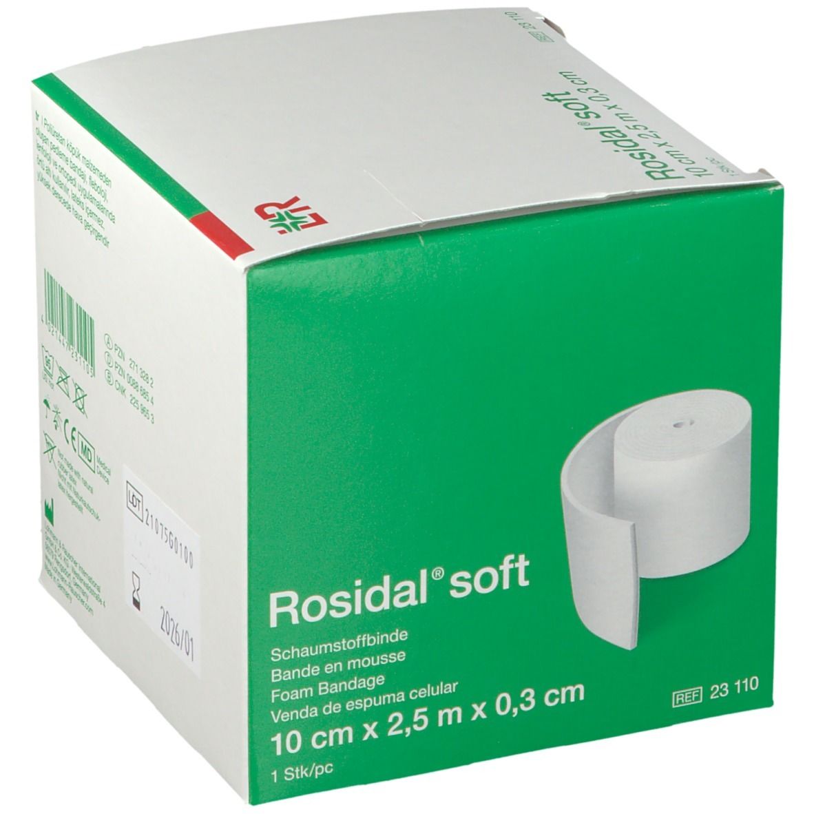 Rosidal® soft 10 cm x 0.3 cm x 2.5 m