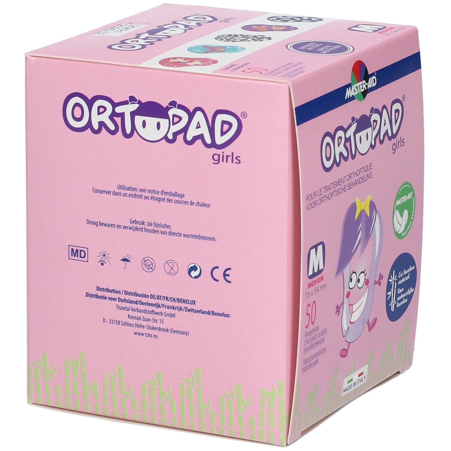 Ortopad For Girls Medium Eye Compres 2-5 Years