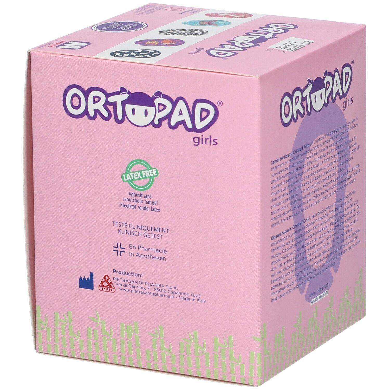 Ortopad For Girls Medium Eye Compres 2-5 Years