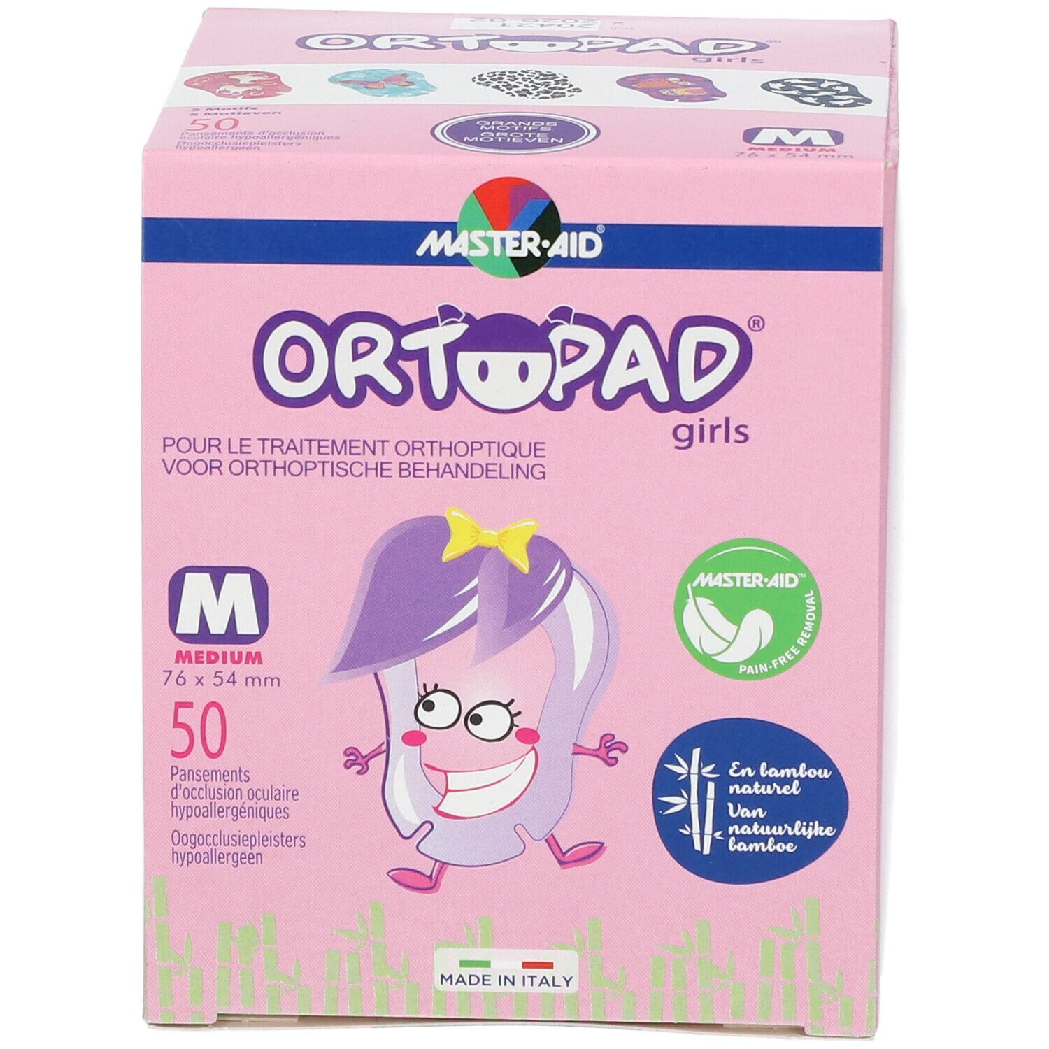 Ortopad For Girls Medium Eye Compres 2-5 Years