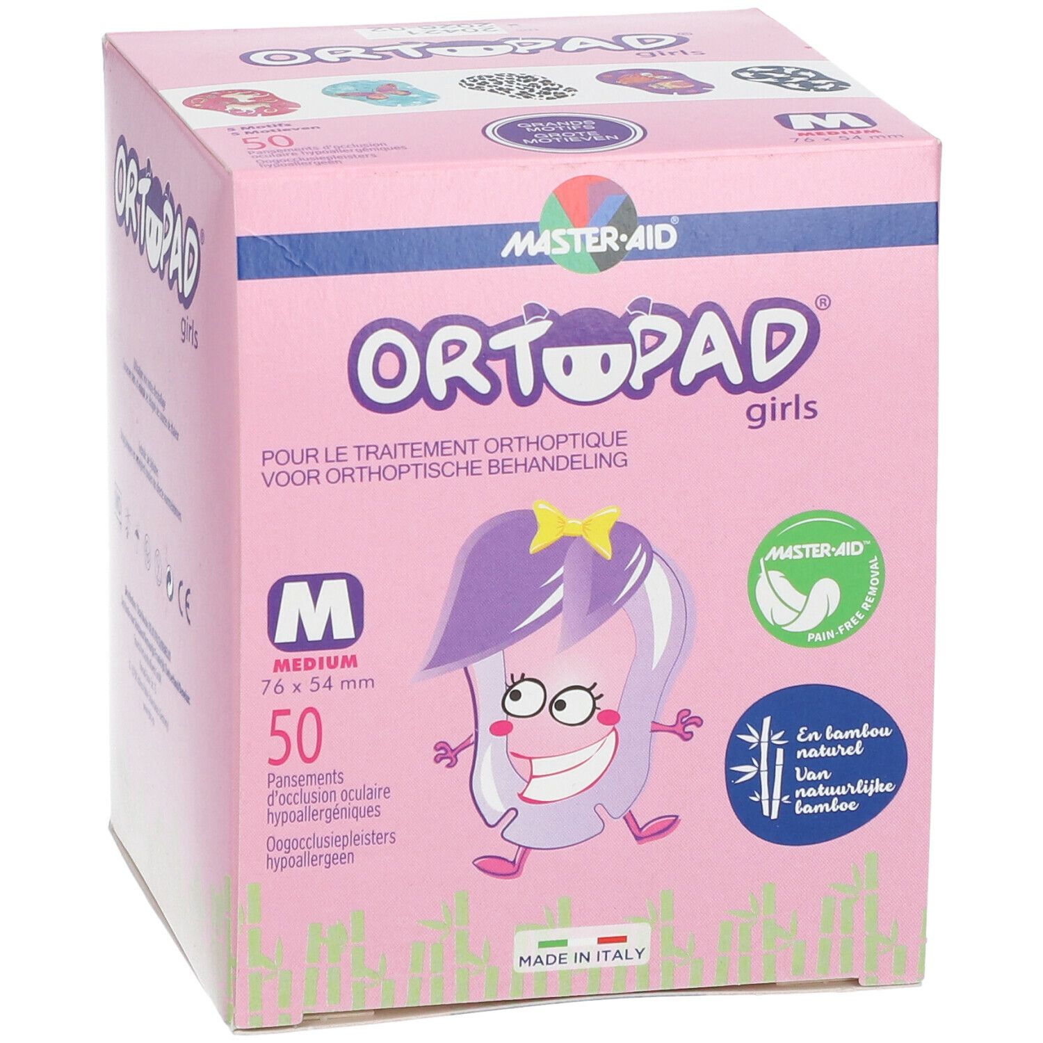 Ortopad For Girls Medium Eye Compres 2-5 Years