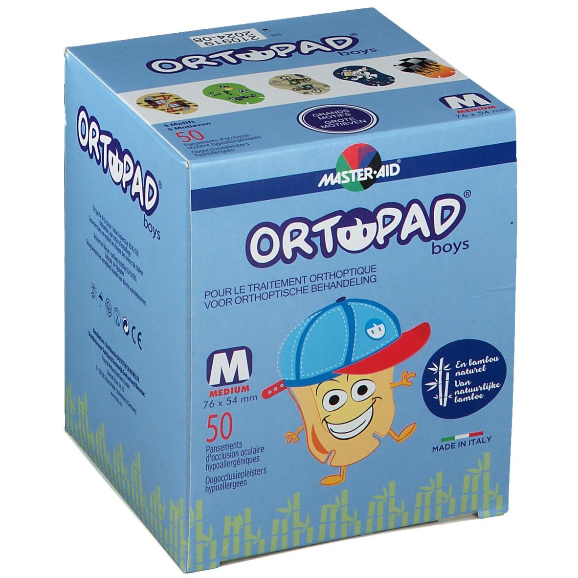 Ortopad For Boys Medium Eye Compres 2-5 Years