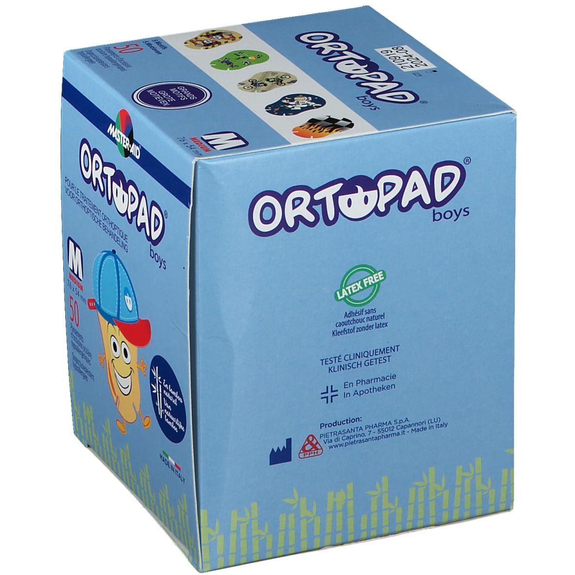 Ortopad For Boys Medium Eye Compres 2-5 Years