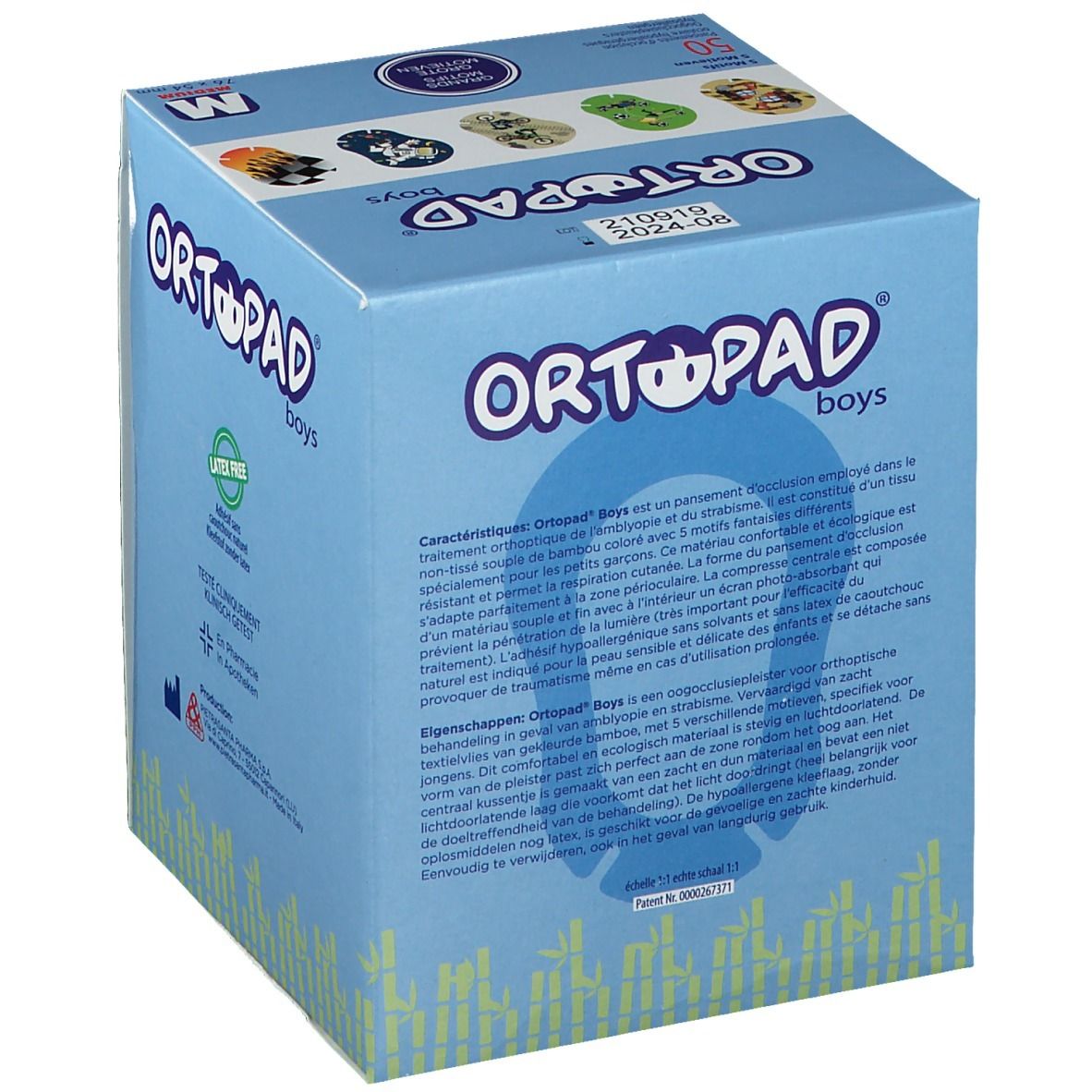 Ortopad For Boys Medium Eye Compres 2-5 Years