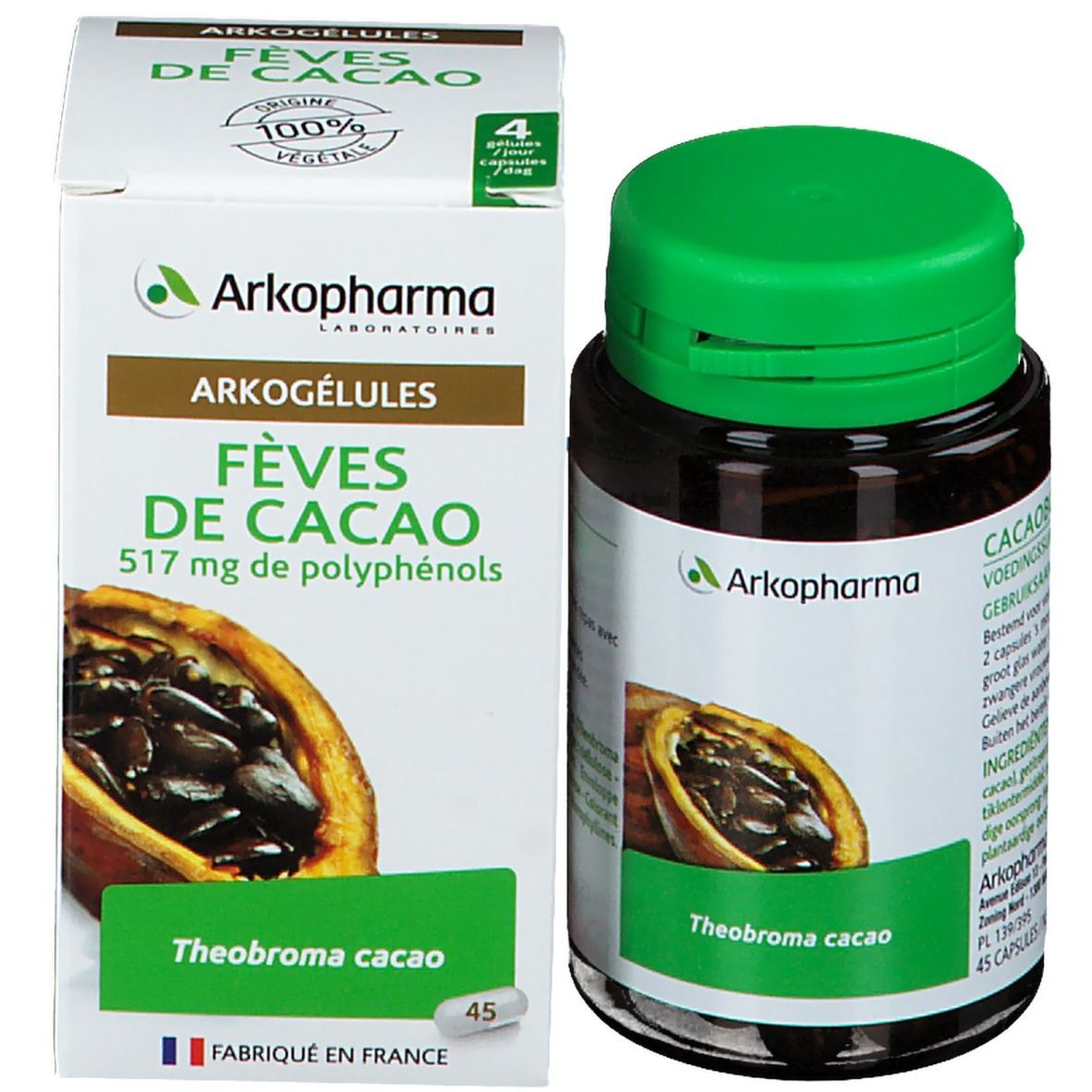 Arkocaps Cacaobonen Vegetal
