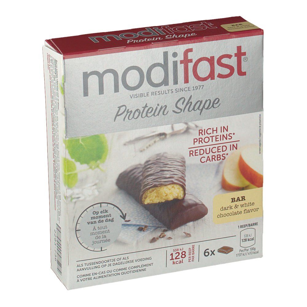 Modifast Snack&Meal Bar Black-White Chocolat
