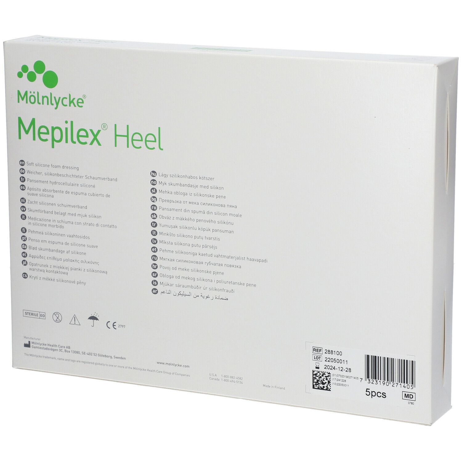 Mepilex Heel® 13 cm x 20 cm 5 pz - Redcare