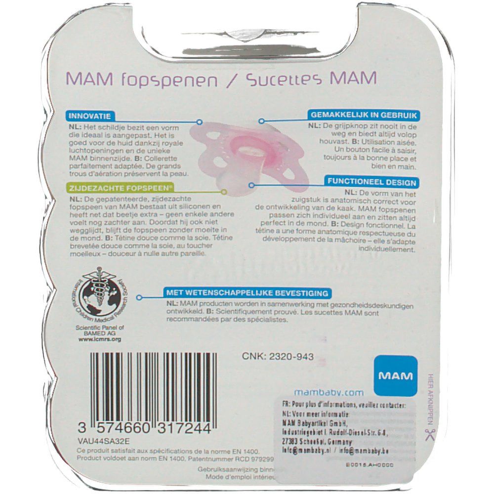 Dodie Pacifier Mini-Ulti Nightline 1 Day