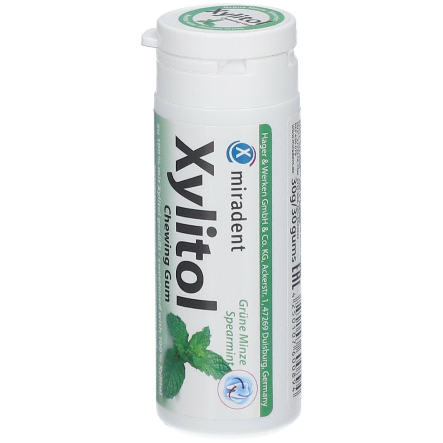 Miradent Chewing Gum Xylitol Green Mint