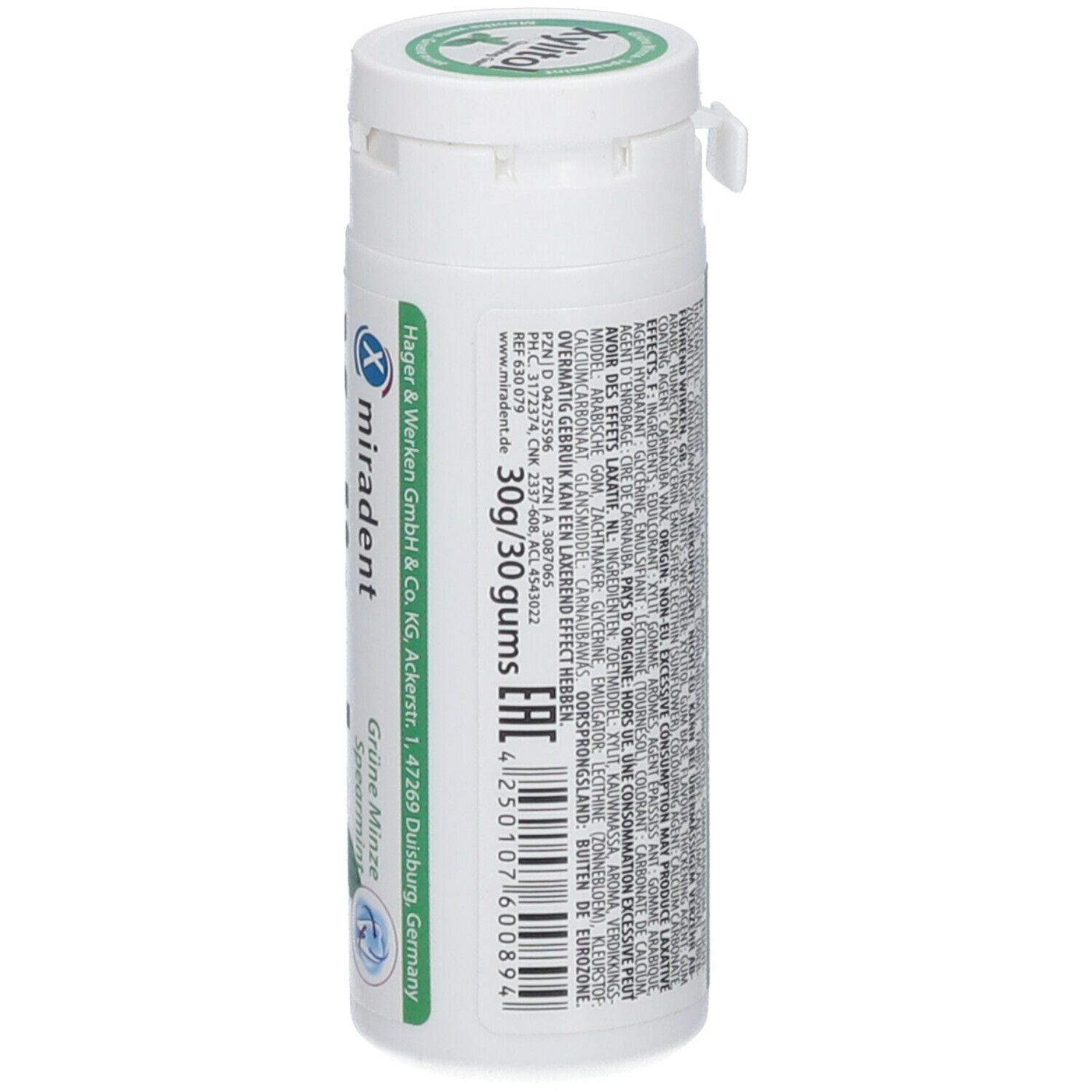 Miradent Chewing Gum Xylitol Green Mint