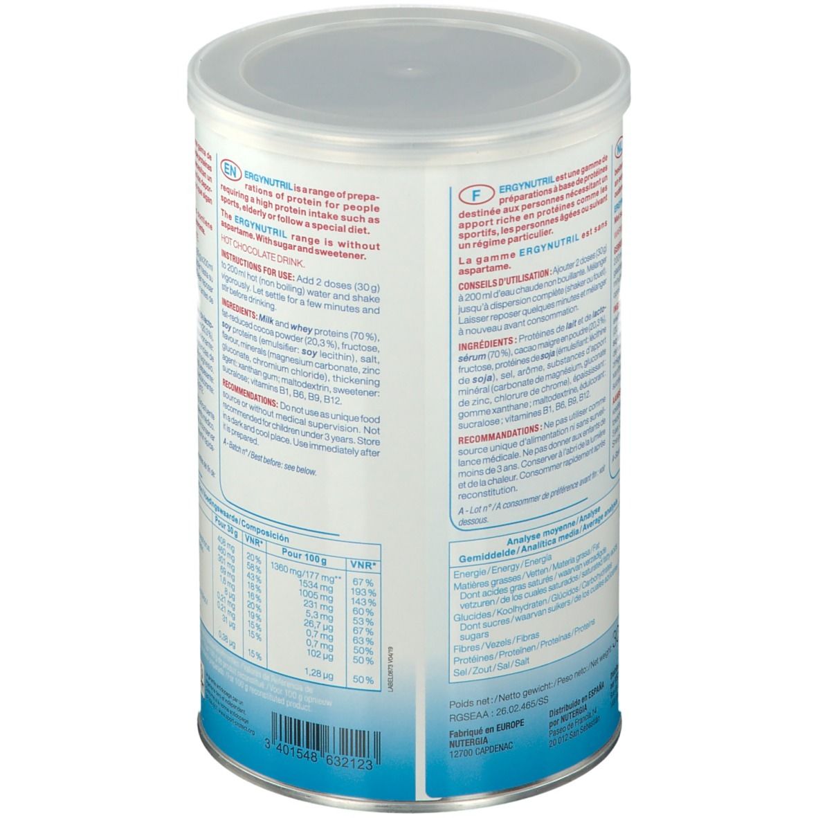 Ergynutril Chocolate