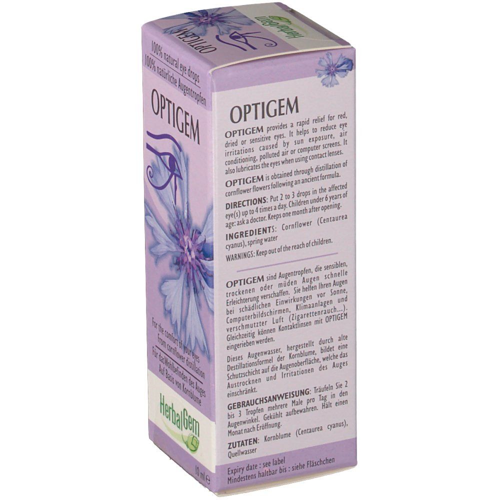 Herbalgem Optigem Eye Drops