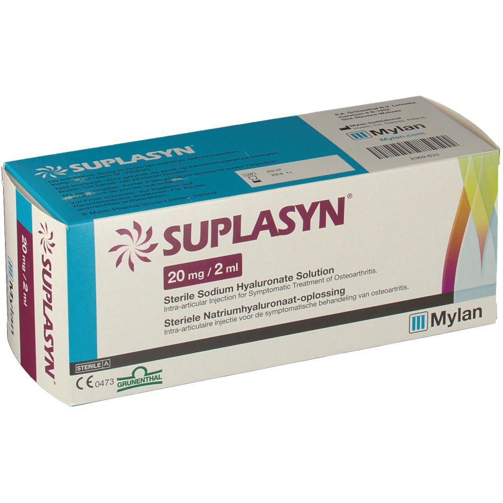 Suplasyn MD Syringe Solution Intra Articulair Sterile 2 ml